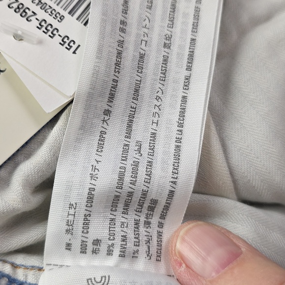 Abercrombie And Fitch Ultra High Rise Jeans The '90s Straight Size 18 - Picture 12 of 15